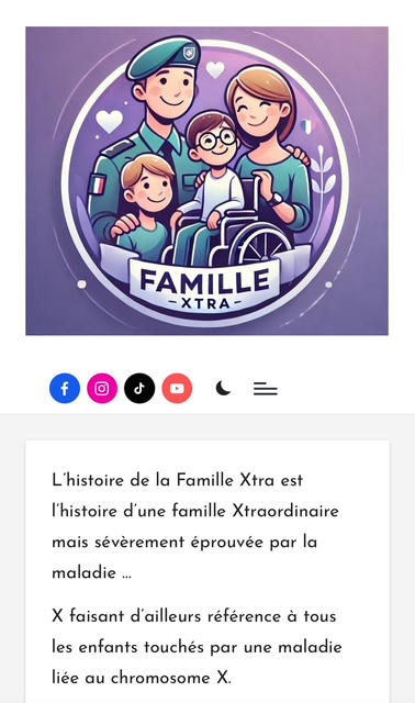Capture site Famille Xtra